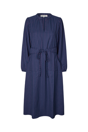 PARIS MIDI DRESS DARK NAVY