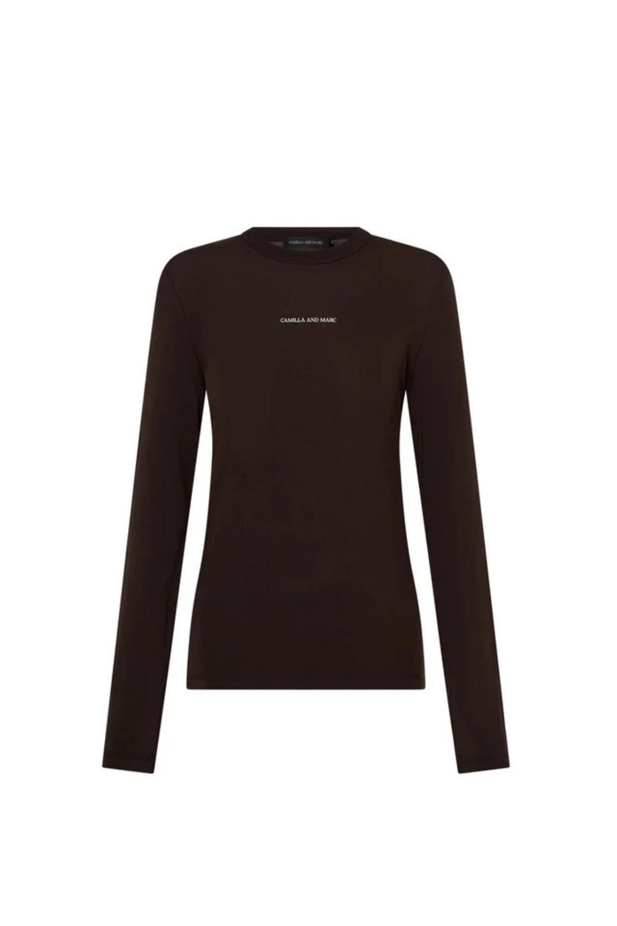 PARK LONG SLEEVE LOGO TOP BITTER CHOCOLATE