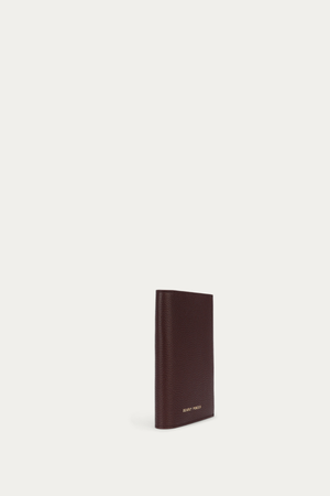 PASSPORT WALLET DARK CHERRY