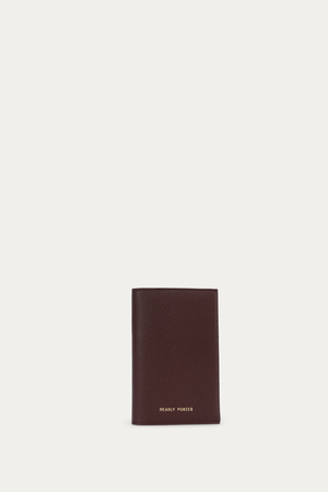 PASSPORT WALLET DARK CHERRY
