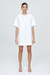 PATCH POCKET DRESS BLANC