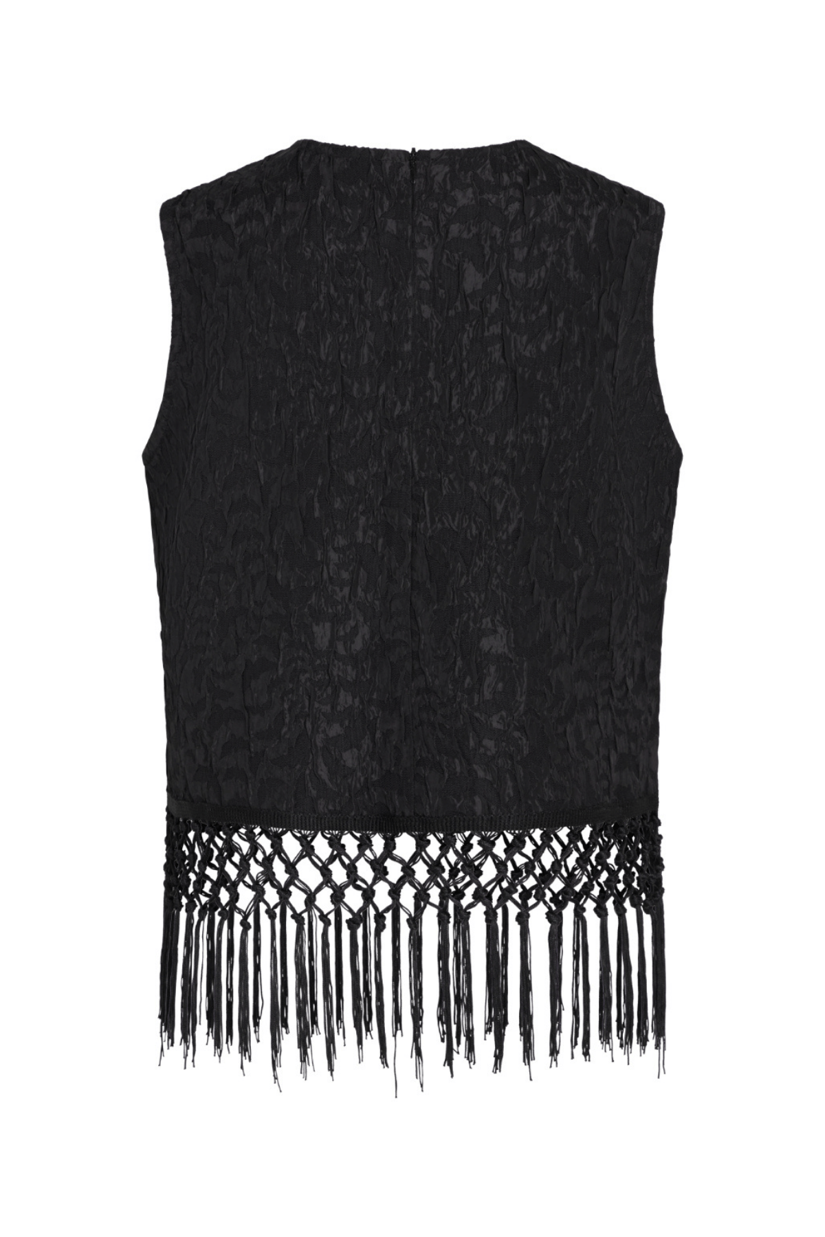 PAULETTE TOP BLACK