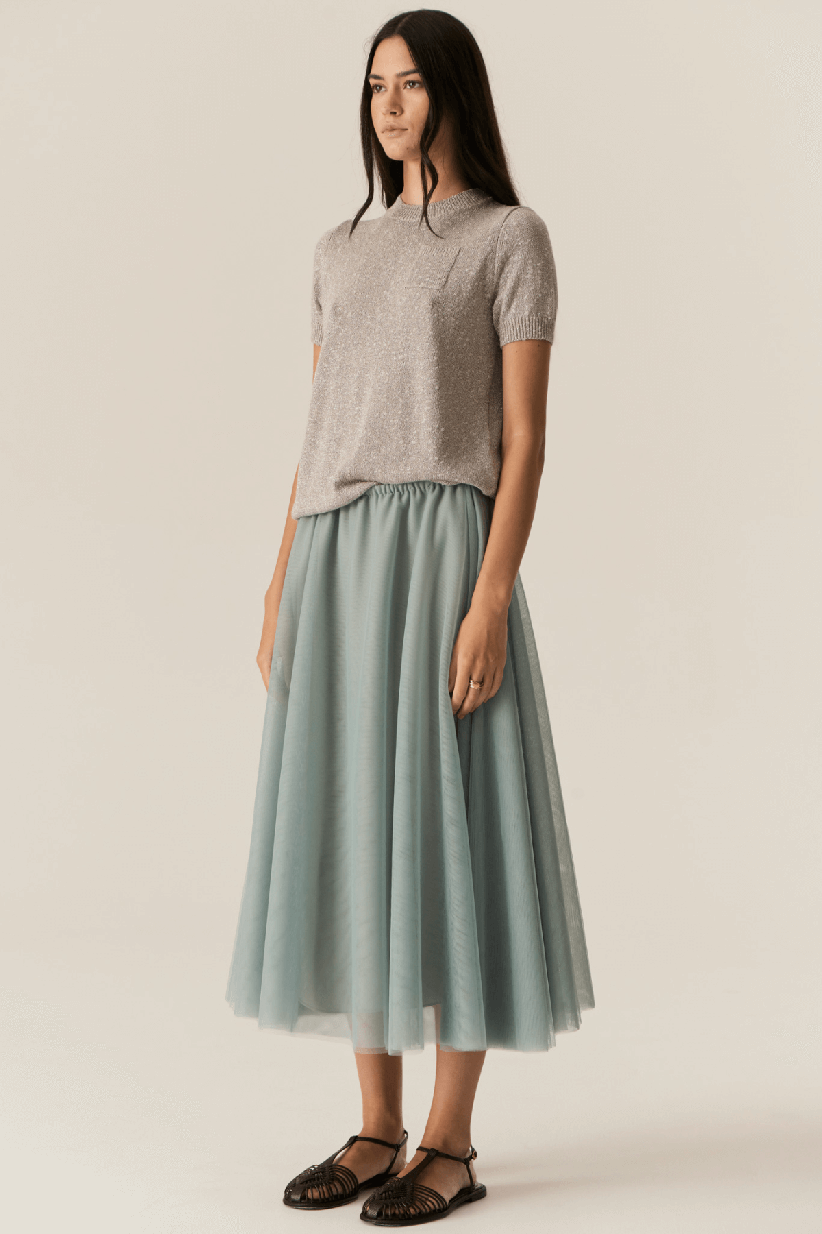 PAX LUREX TEE STONE