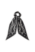 RUNAWAY PEARLS SASH SCARF BLACK