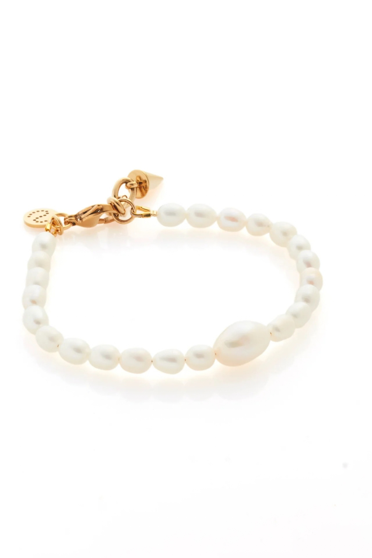 PEARL BRACELET PEARL/GOLD