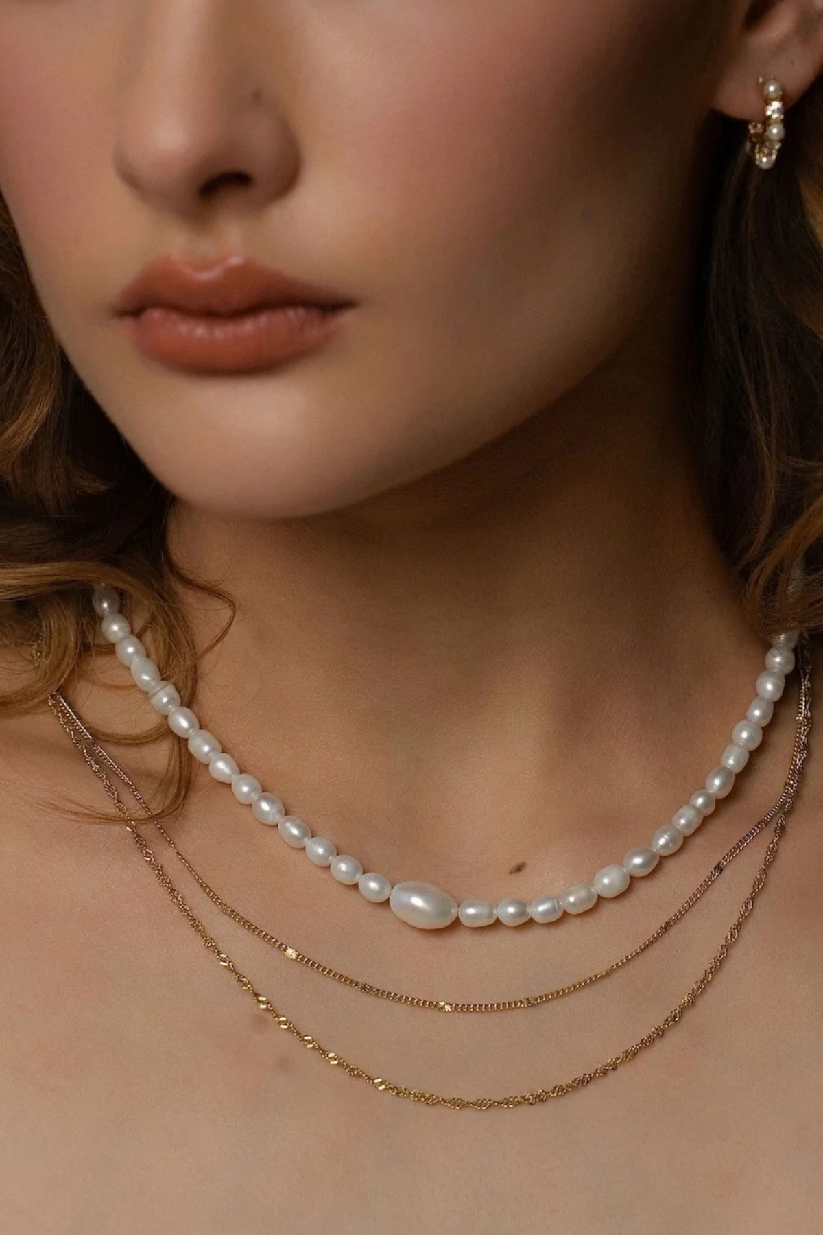 PEARL NECKLACE PEARL/GOLD