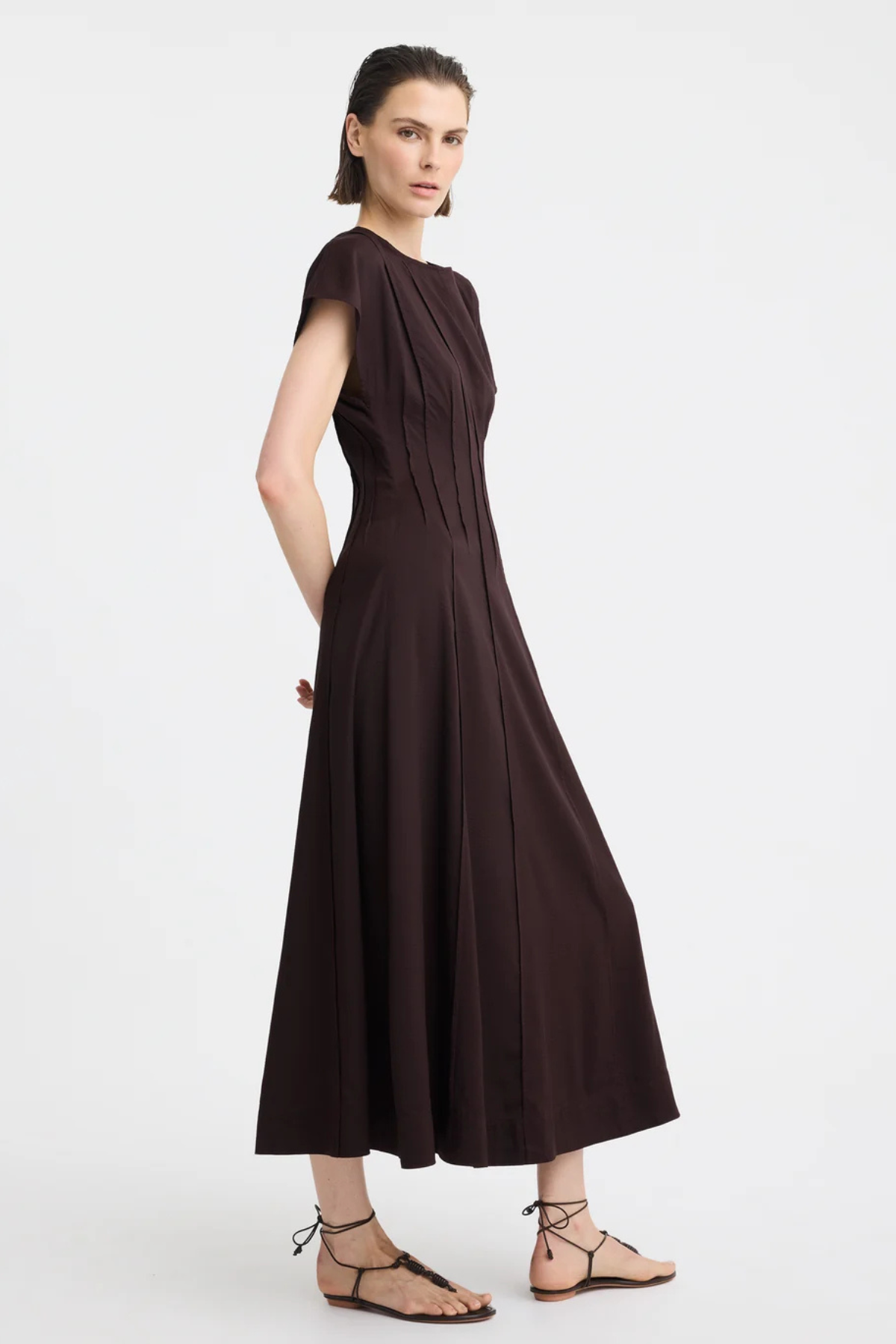 PENELOPE DRESS CHOCOLATE