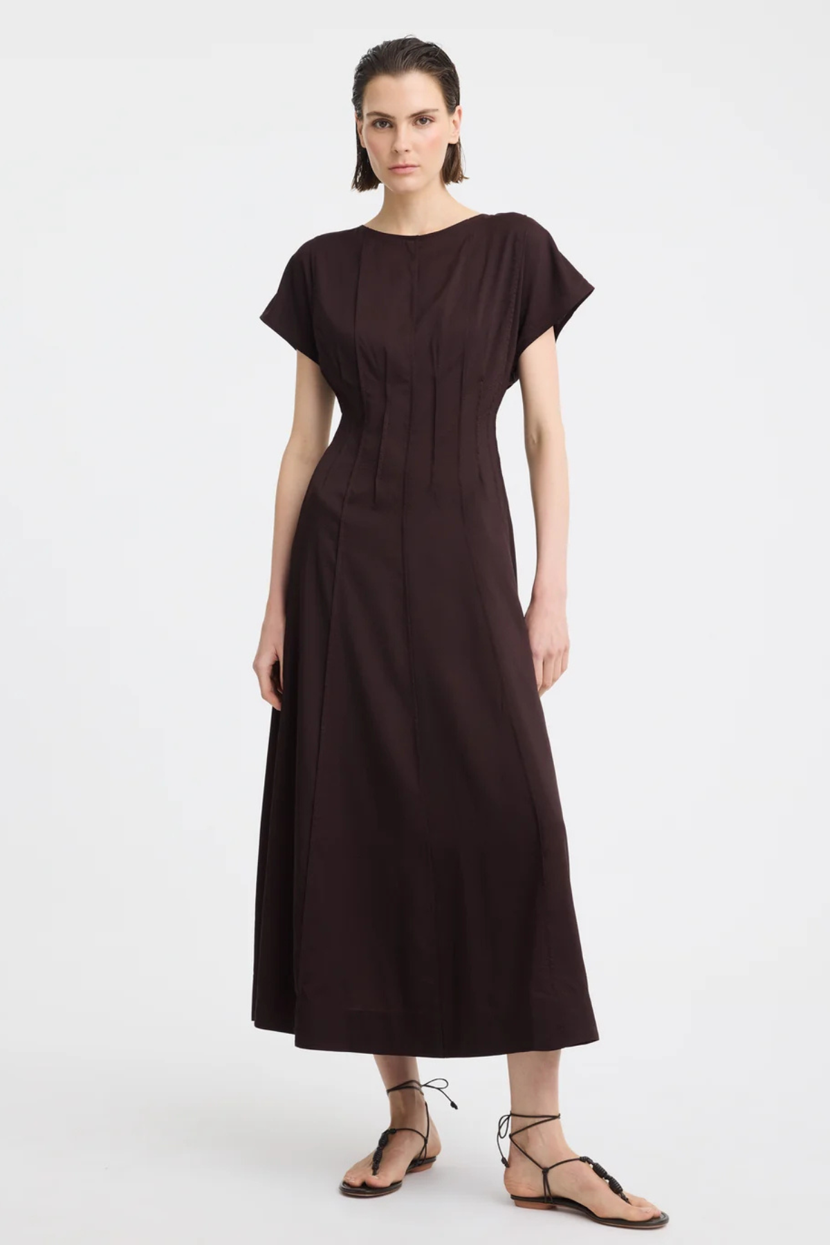 PENELOPE DRESS CHOCOLATE