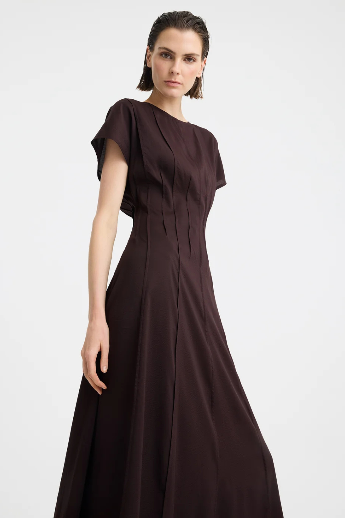 PENELOPE DRESS CHOCOLATE