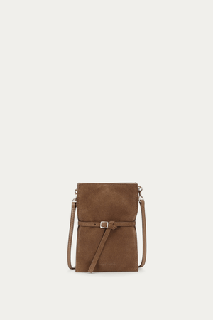 PENNY PHONE POUCH HAZEL SUEDE