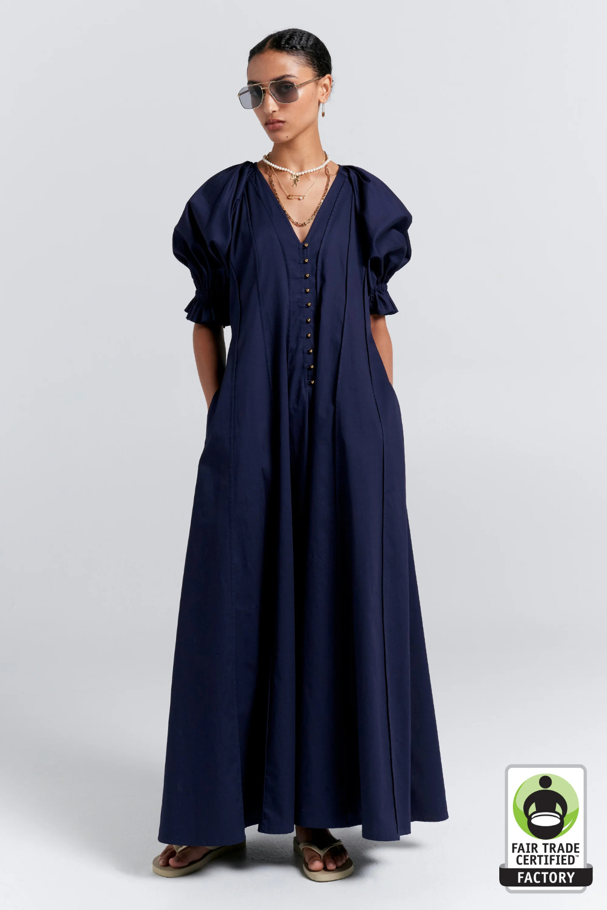 PERFECT DAY MELODY DRESS NAVY