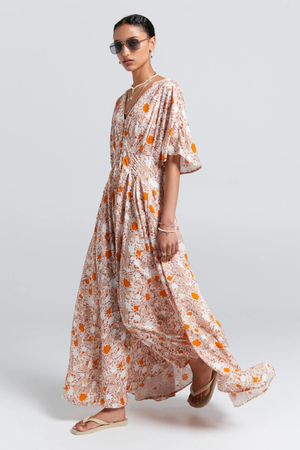 PERFECT DAY FLORENCE DRESS PINK MULTI