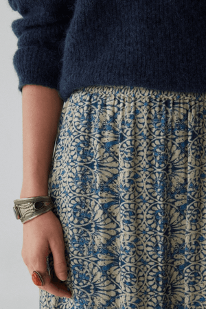 PHILIPPO SWEATER ALPACA BLUEBERRY