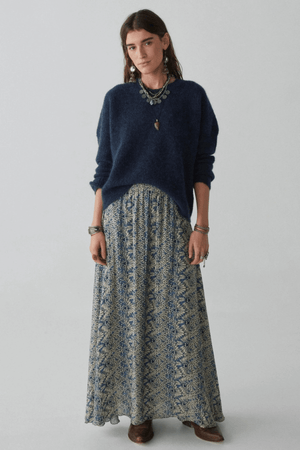 PHILIPPO SWEATER ALPACA BLUEBERRY