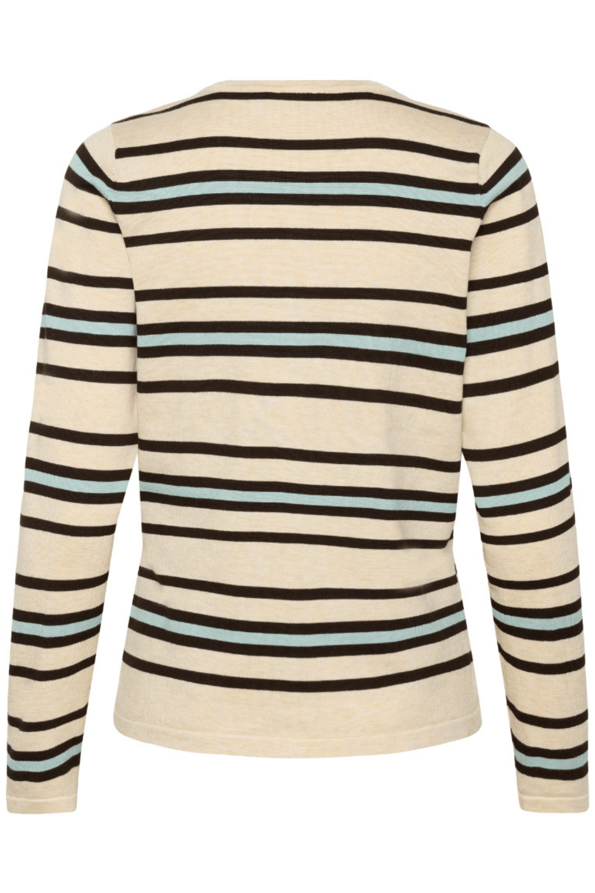 PILA CARDIGAN BROWN RICE MULTI STRIPE