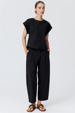 ALMA BARREL PANT BLACK