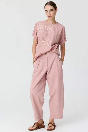 ALMA BARREL PANT PINK