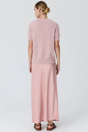 CEDAR LUREX KNIT TOP PINK/ROSE