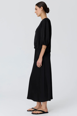 INNES TUCK TOP BLACK