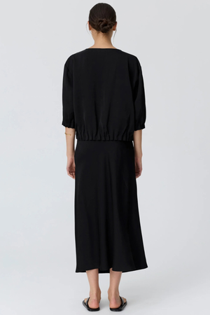 INNES TUCK TOP BLACK