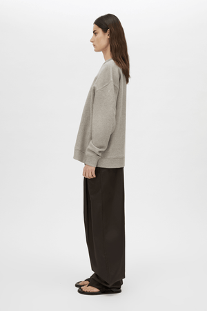 POLARIS LOGO CREW DAPPLED GREY