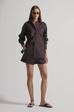 AUSTIN SHIRT CHOCOLATE