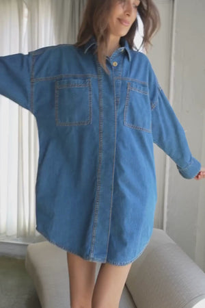 LUNA DRESS MODERNA BLUE