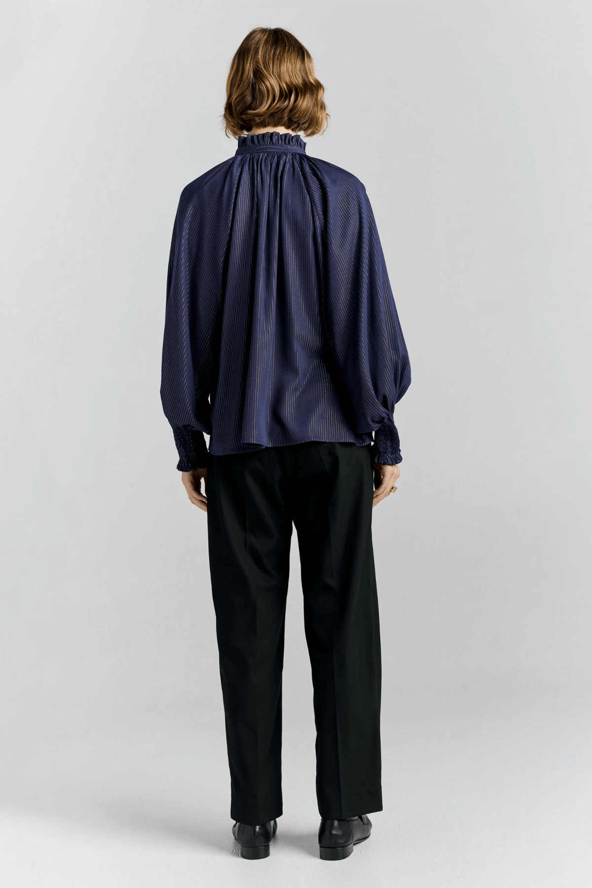 PROVINCE BLOUSE NAVY