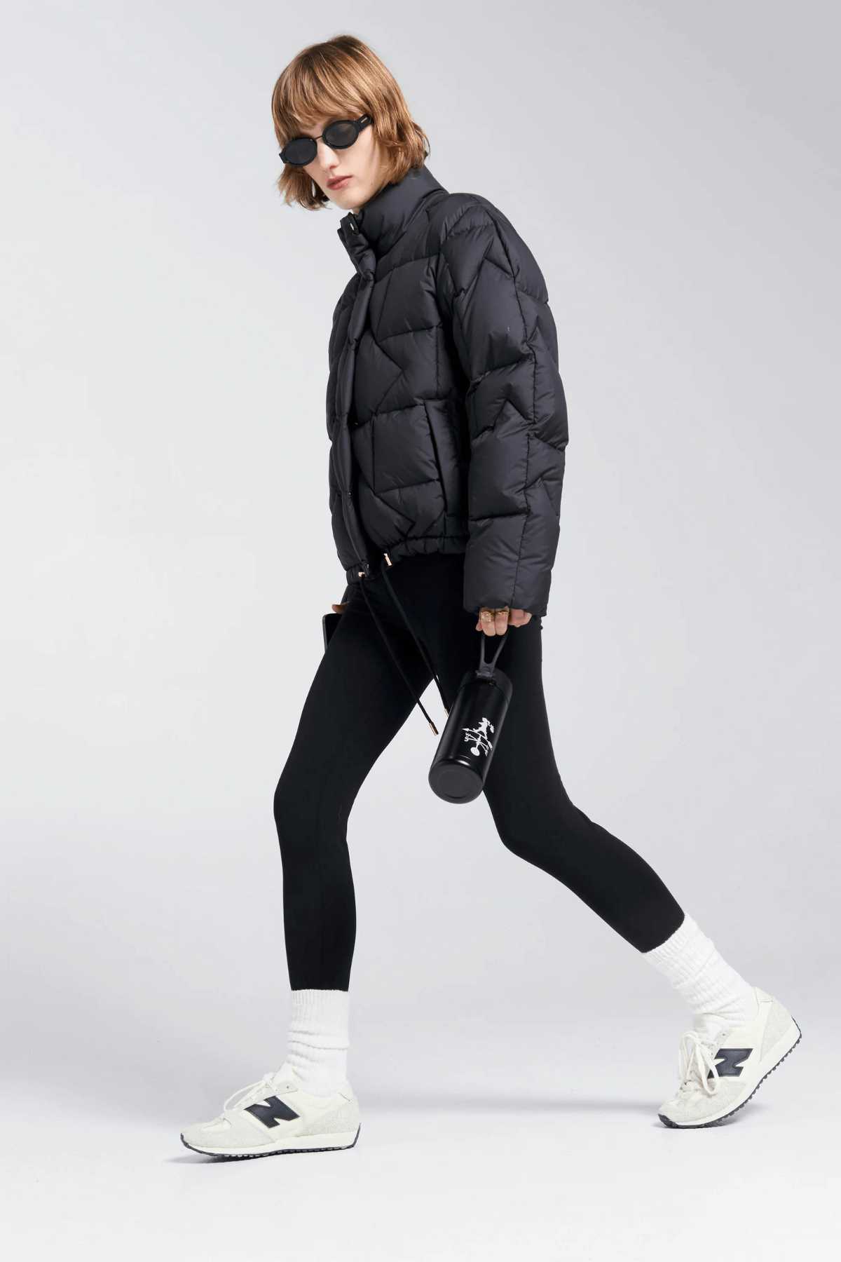 QUEST MONOGRAM DOWN PUFFER BLACK