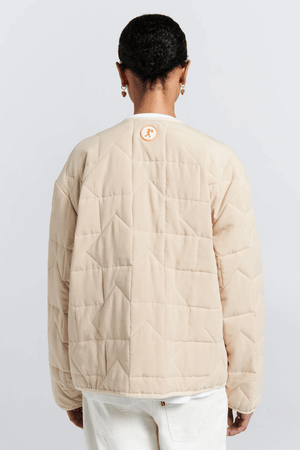 QUILTED DRIFT JACKET NATURAL