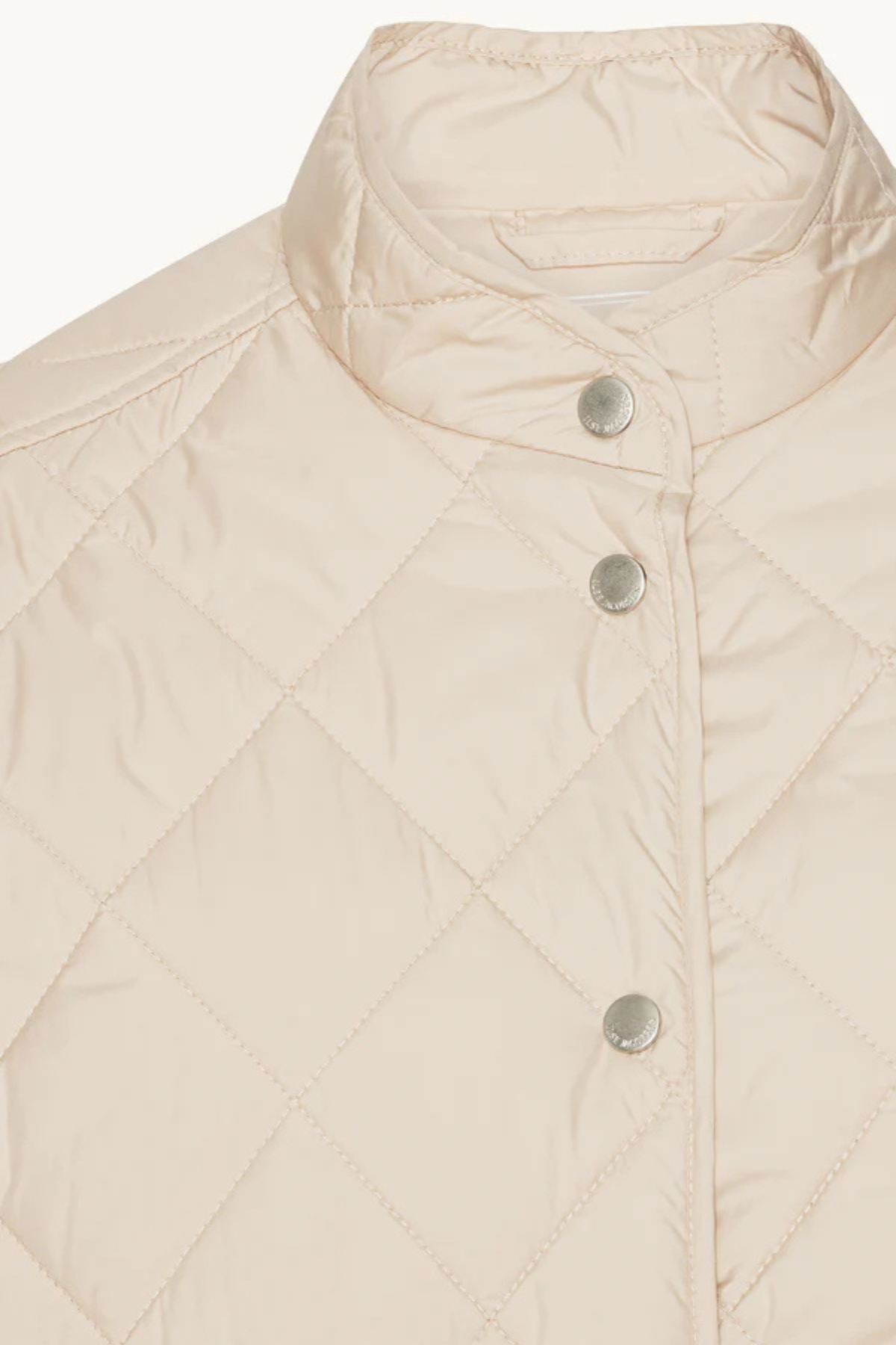 QUILTED SHIRT JACKET LIGHT CAMEL
