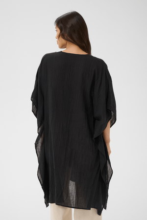 RAAFA KAFTAN BLACK