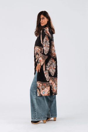 RANDI COAT FLOWER PRINT
