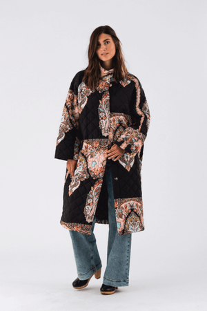 RANDI COAT FLOWER PRINT