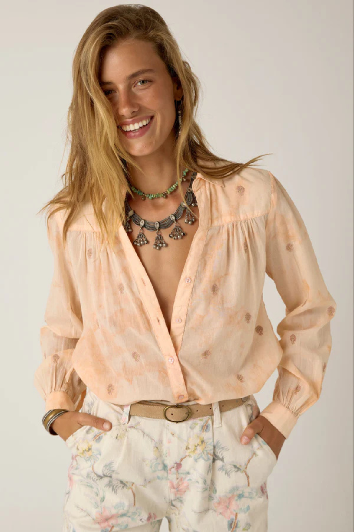 RANI SHIRT MINERAL CORAL