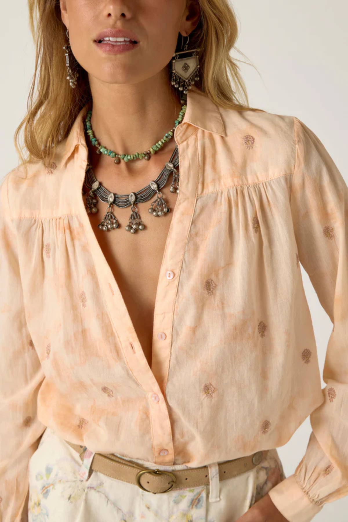 RANI SHIRT MINERAL CORAL