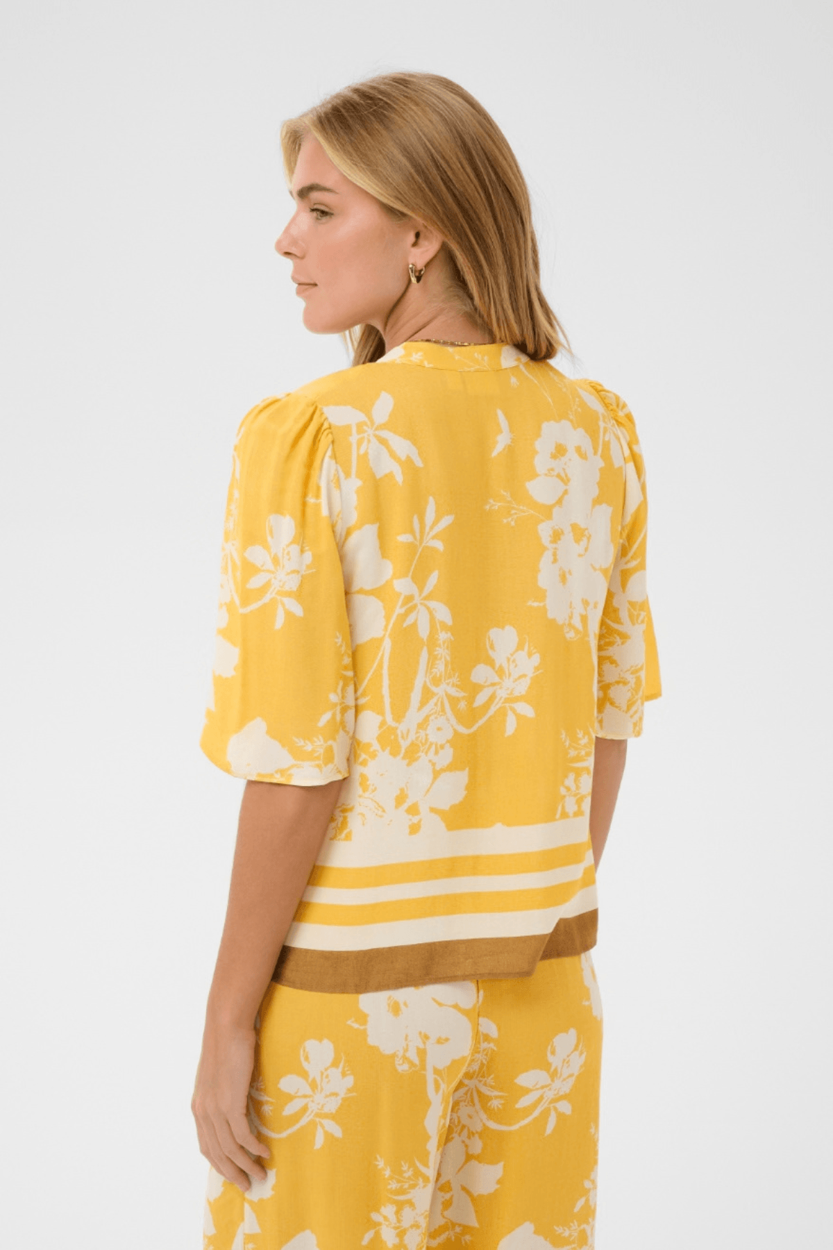 RASHEDA BLOUSE GOLDEN APRICOT