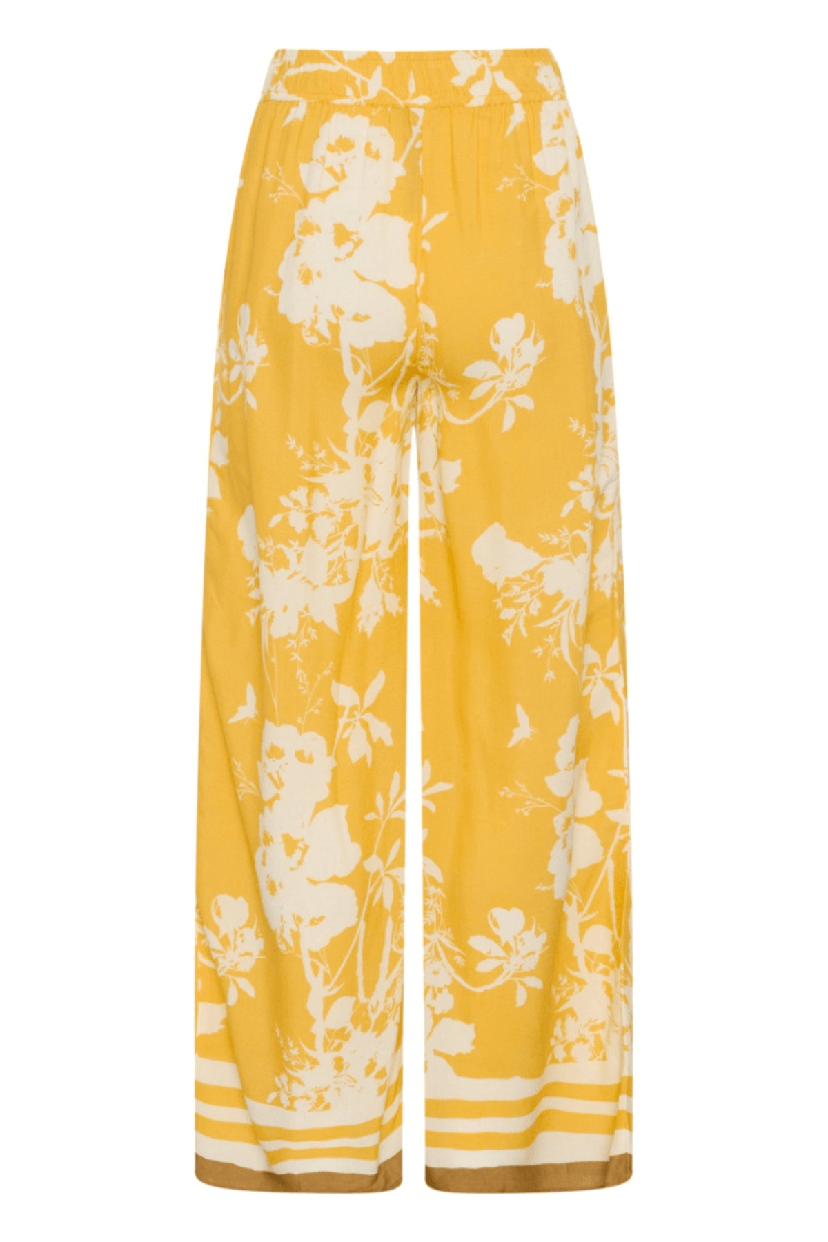 RASHEDA PANTS GOLDEN APRICOT FLOWER