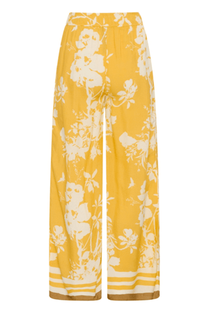 RASHEDA PANTS GOLDEN APRICOT FLOWER