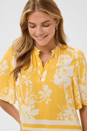 RASHEDA BLOUSE GOLDEN APRICOT