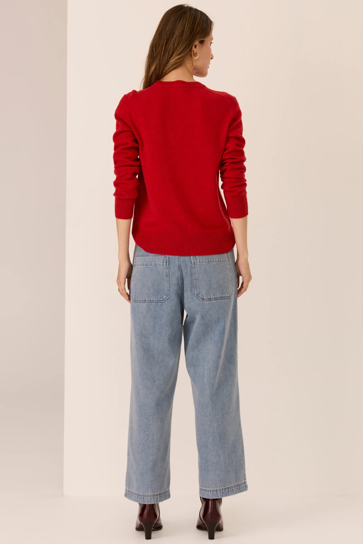 ORSON CREW KNIT RED
