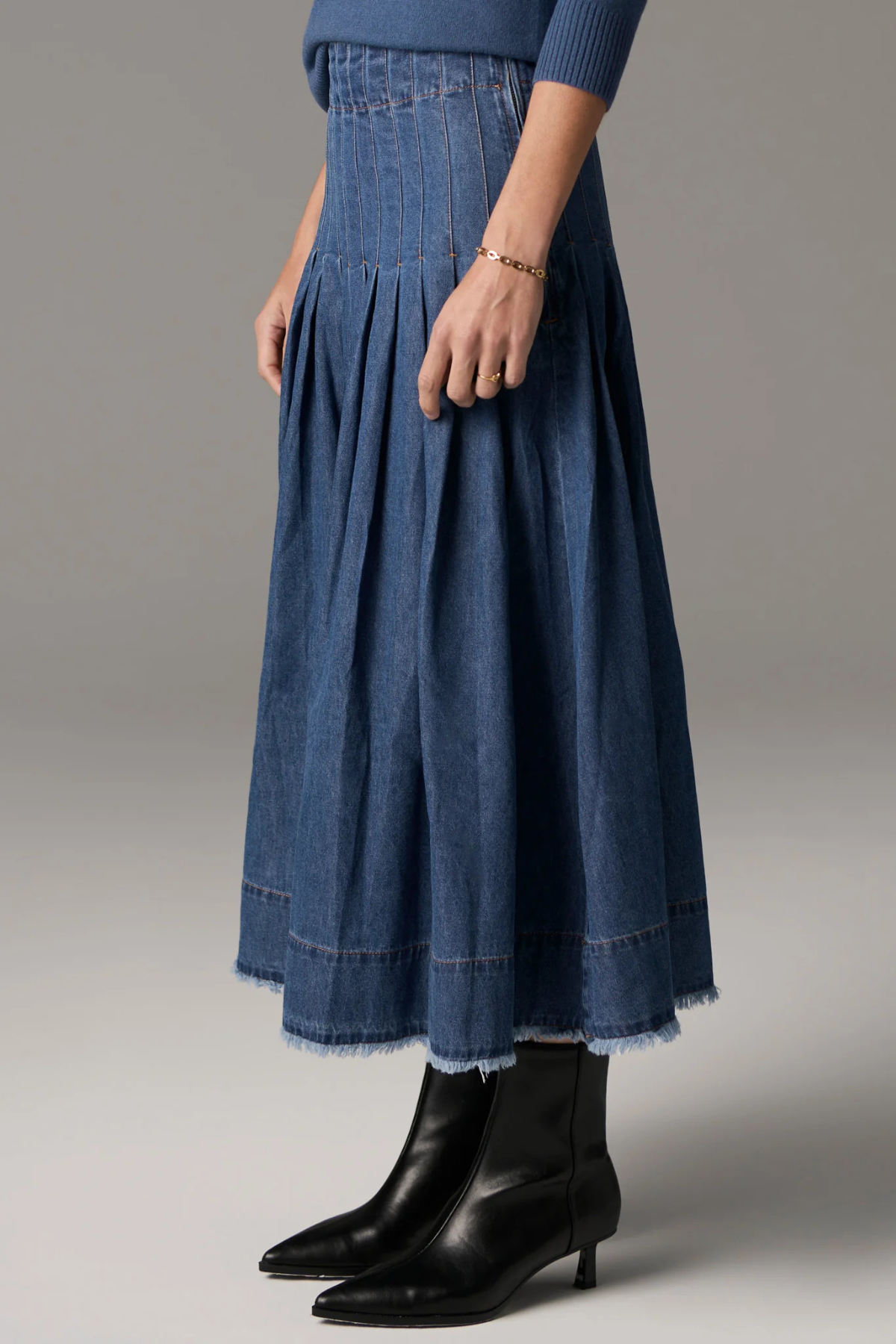 REECE SKIRT DENIM BLUE WASH