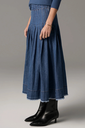 REECE SKIRT DENIM BLUE WASH