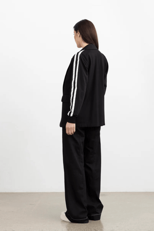 REFLECTIVE REVEL BLAZER BLACK