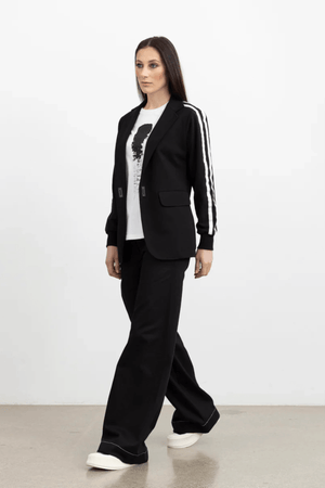 REFLECTIVE REVEL BLAZER BLACK