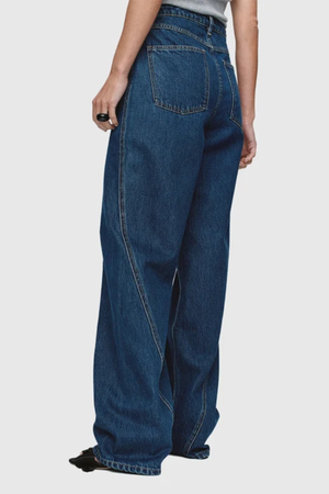 RELAXED CURVE JEANS WASHED INIDGO