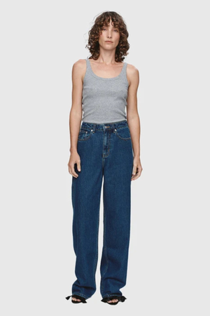 RELAXED CURVE JEANS WASHED INIDGO
