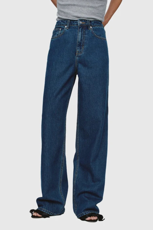 RELAXED CURVE JEANS WASHED INIDGO