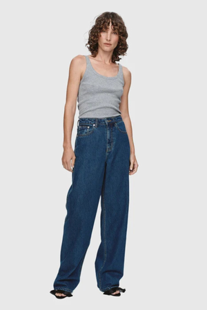RELAXED CURVE JEANS WASHED INIDGO
