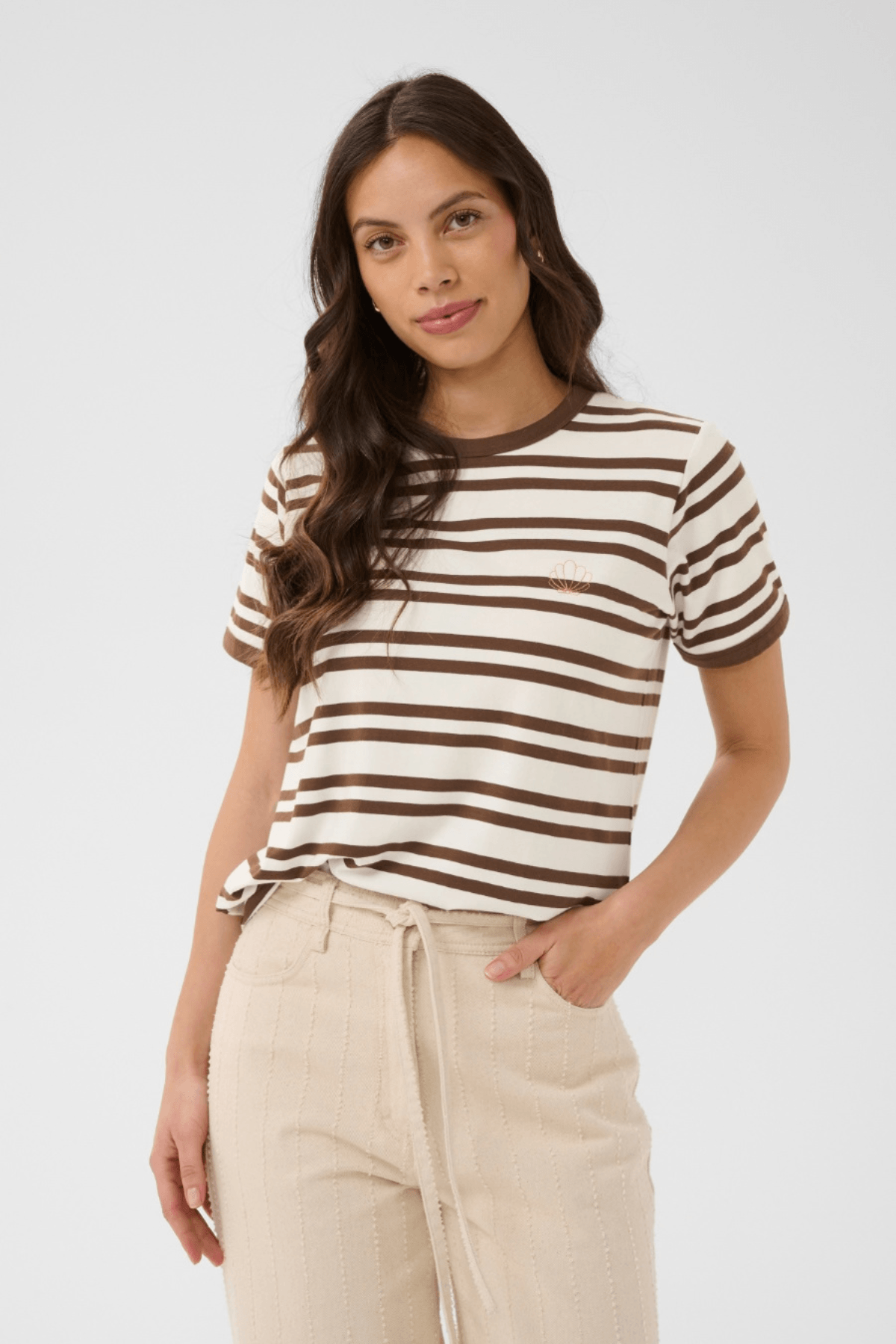 RENALDA T-SHIRT FONDUE FUDGE